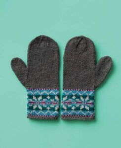 How To Knit Snow Day Mittens Image